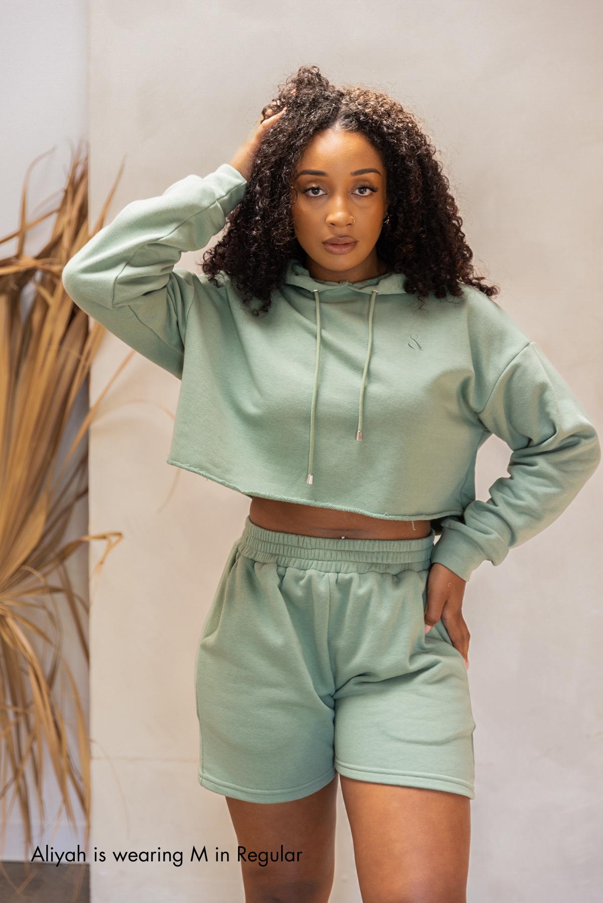Sharell Cropped Sweat Hoodie